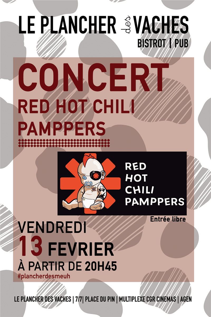Concert Red Hot Chili Pampers