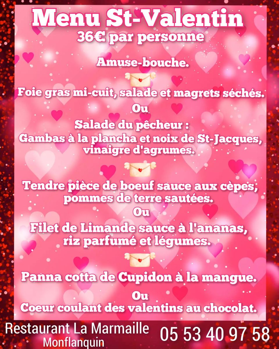 Soirée St Valentin