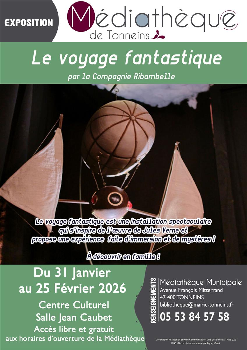 Exposition "Le voyage fantastique" à la Médiat ...