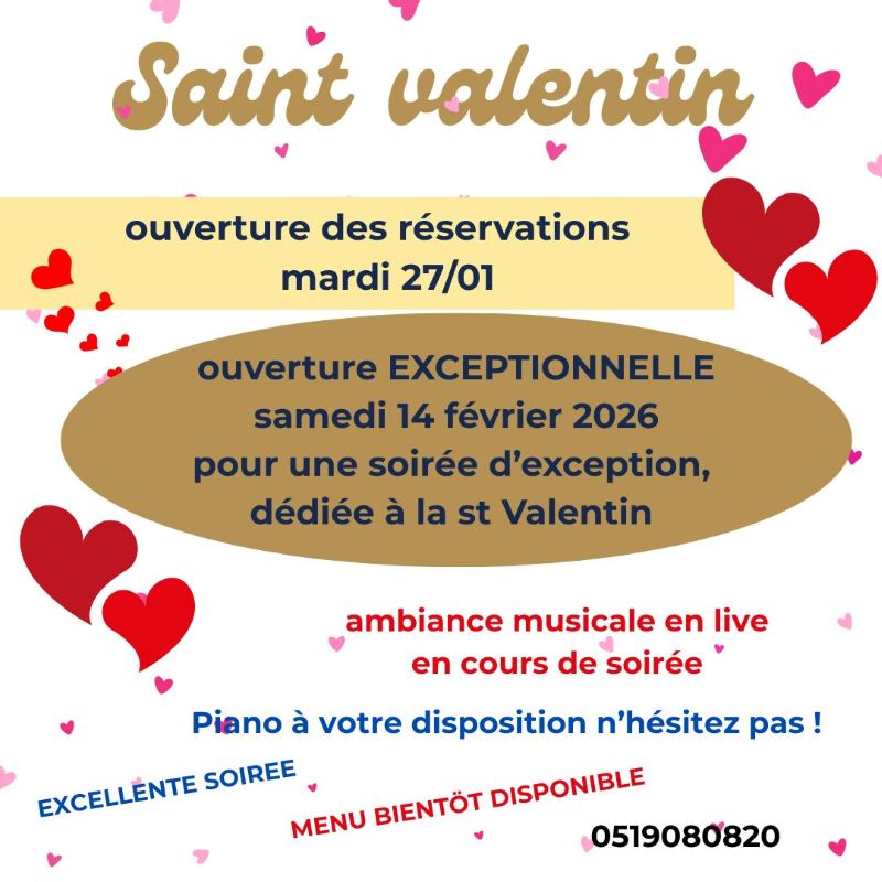 Soirée de la Saint-Valentin a Côté Garonne : L ...