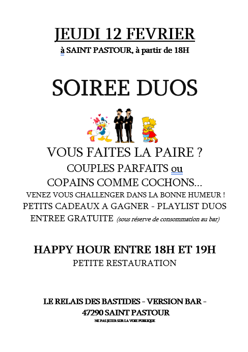 Soirée Duo