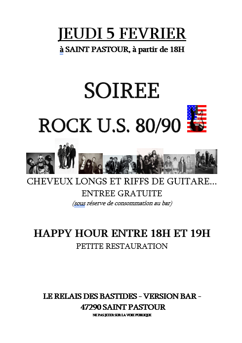 Soirée Rock US