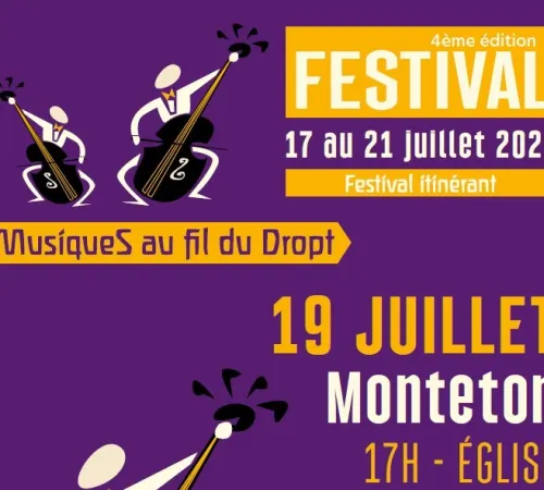 4ᵉ édition du Festival itinérant "Musiques au fil du Dropt" Concert à l'église à Monteton