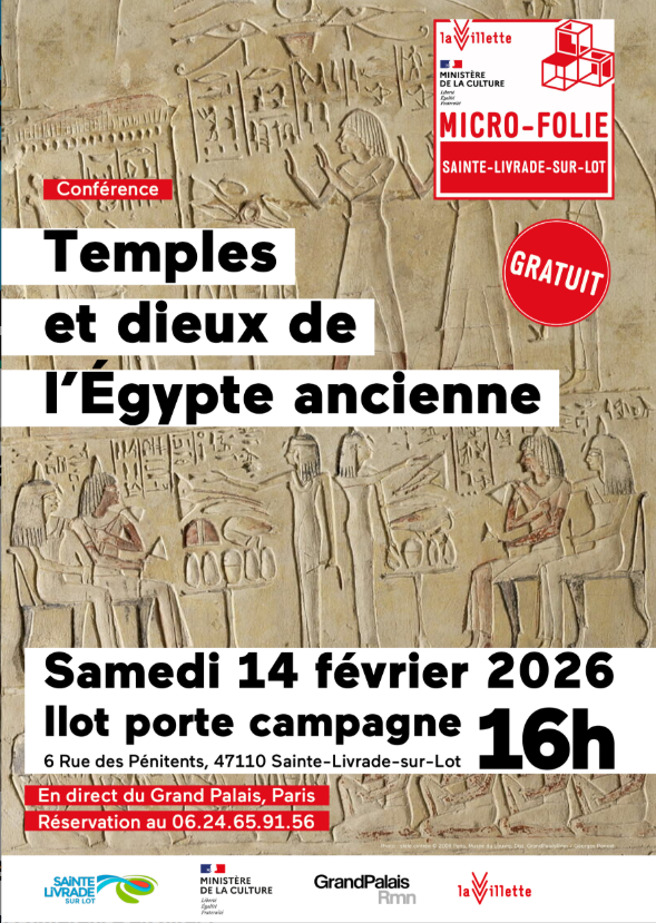Conférence "Temples et dieux de l'Egypte ancienne"