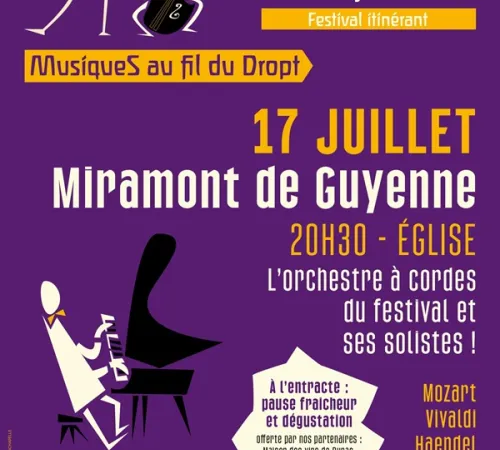 4ᵉ édition du Festival itinérant "Musiques au fil du Dropt" - L’orchestre à cordes du festival et ses solistes !