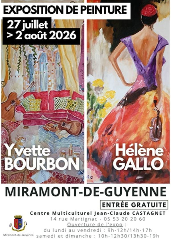 Exposition de peintur ... - Crédit: ©mairie-miramont-de-guyenne | CC BY-NC-ND 4.0