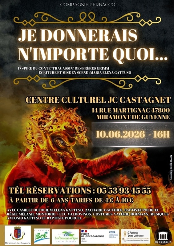 Théâtre - Je donnerai n'importe quoi