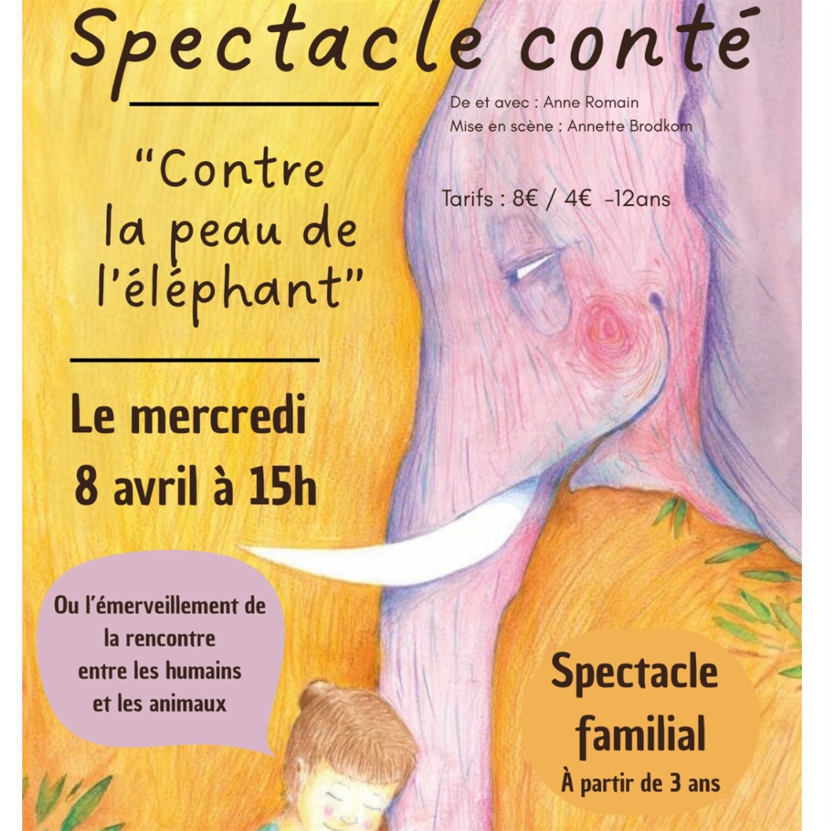 Théâtre - Contre la peau de l'éléphant