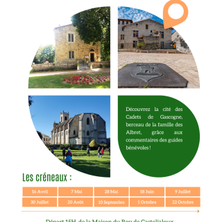 Visite commentée de la ville de Casteljaloux