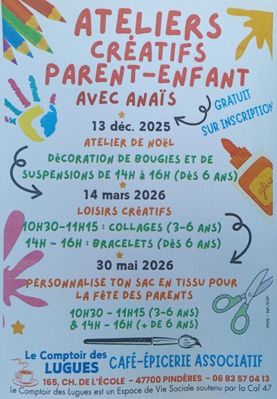 Atelier créatif parent/enfant