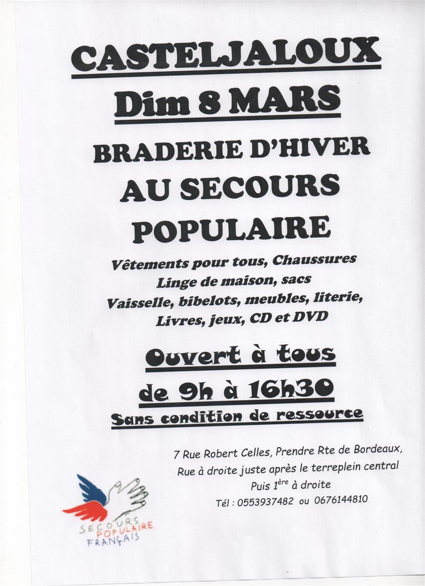 Braderie d'hiver