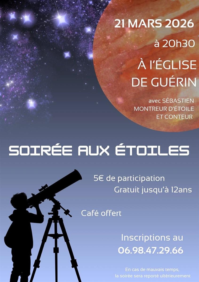 Soirée aux étoiles