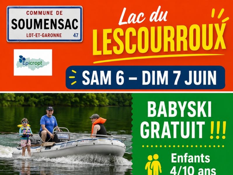 Babyski au lac de Lescourou