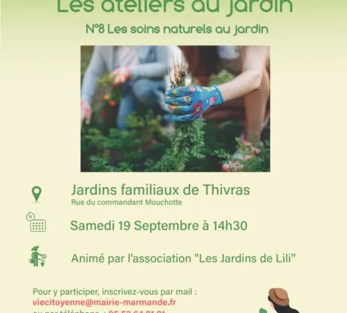 Les ateliers au jardin