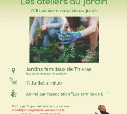 Les ateliers au jardin