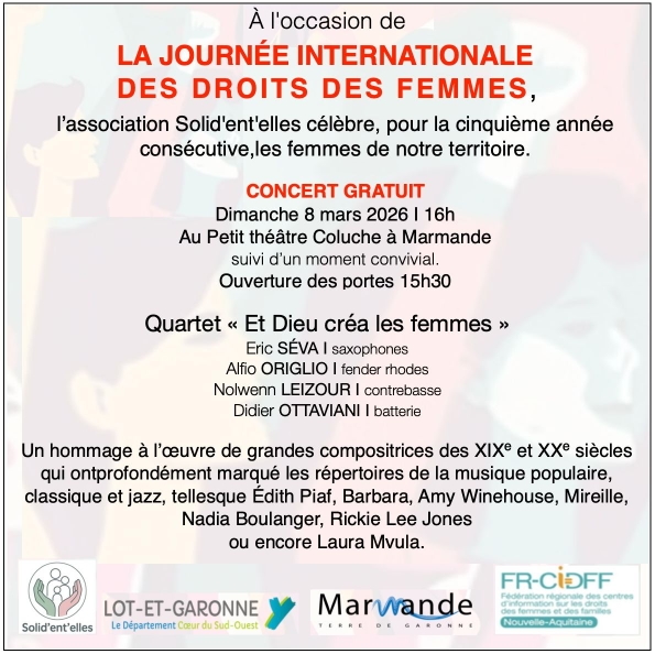 Concert Quartet "Et dieu créa les femmes"