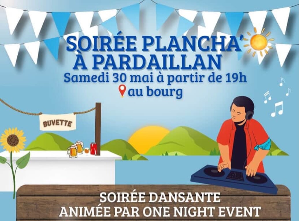 Soirée Plancha à Pardaillan