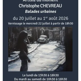 Exposition de peintures par Christophe Chevreau