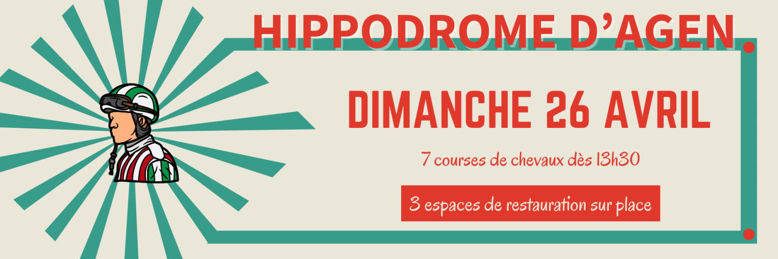 Spectacle de courses de chevaux