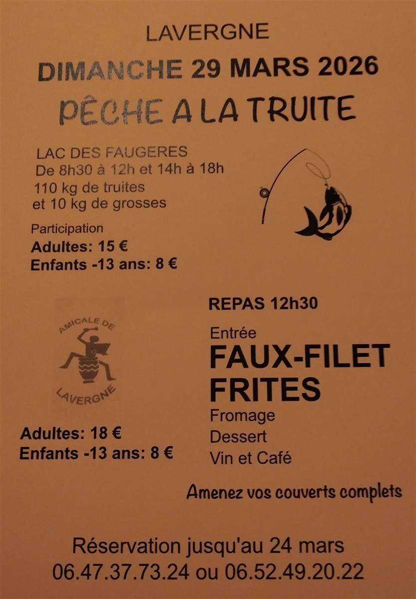 Journée pêche au lac des Faugères