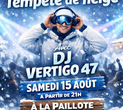 CAMPING X'TREM VILLAGE : Soirée tempête de neige et DJ