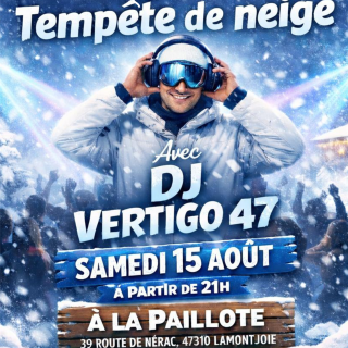 CAMPING X'TREM VILLAGE : Soirée tempête de neige et DJ