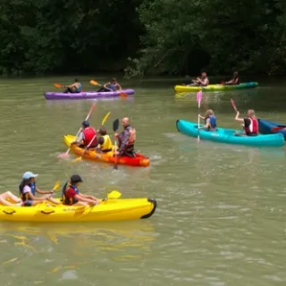Canoë-kayak du val d'Albret : animation nautique estivale