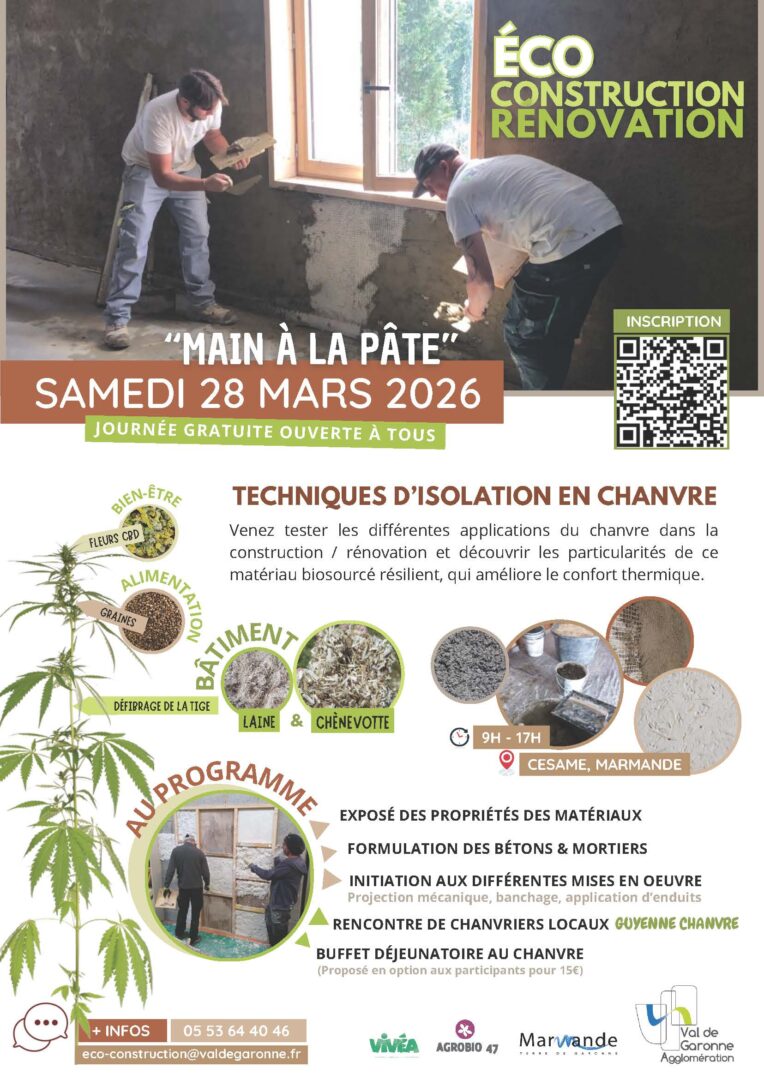 "Main à la pâte" - Éco construction Rénovation