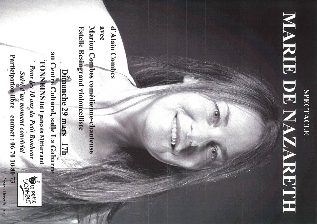 Spectacle "Marie de Nazareth"