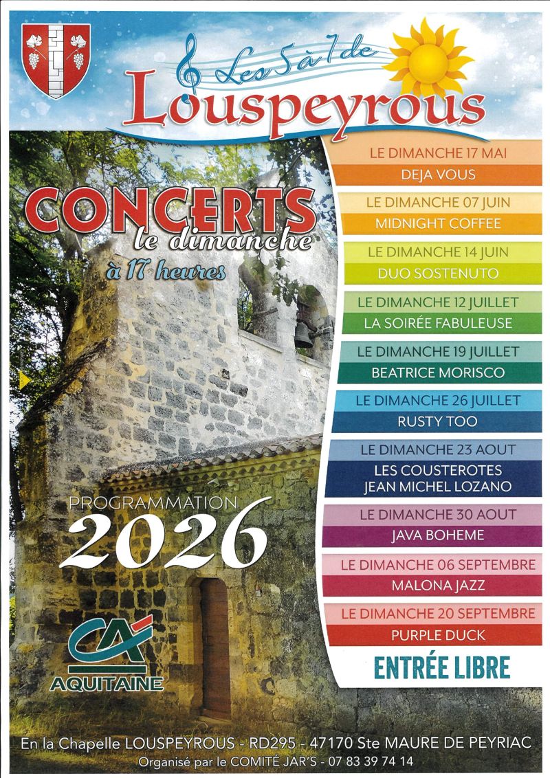 Les 5 à 7 de Louspeyrous.