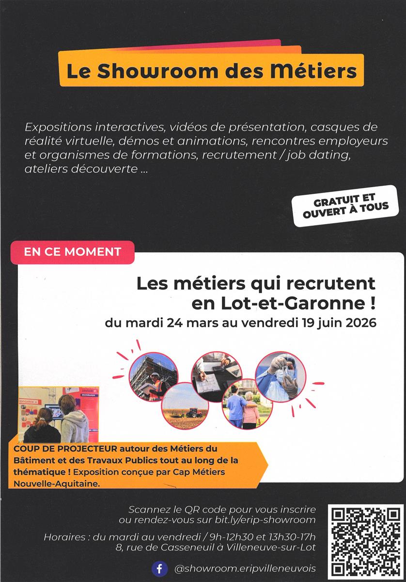 Le Showroom des Métiers : Cap Métiers Tour Agr ...