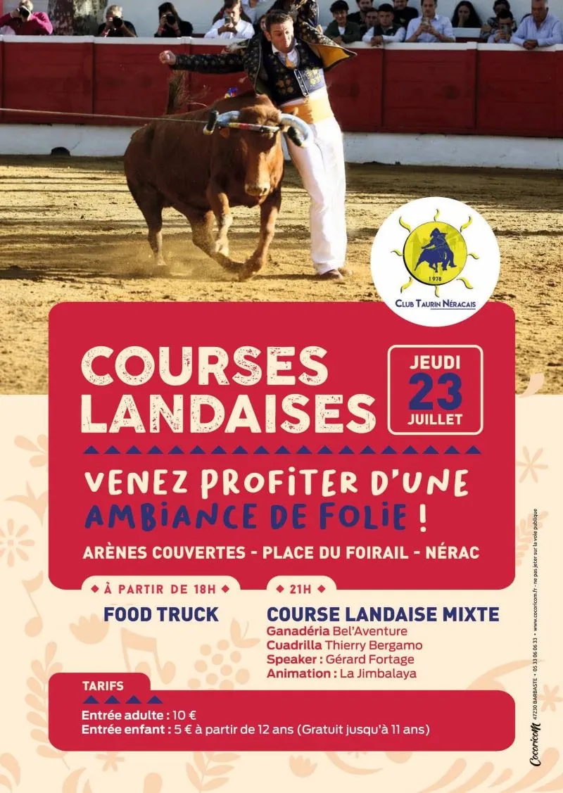 Course Landaise mixte - Crédit: Club Taurin | CC BY-NC-ND 4.0