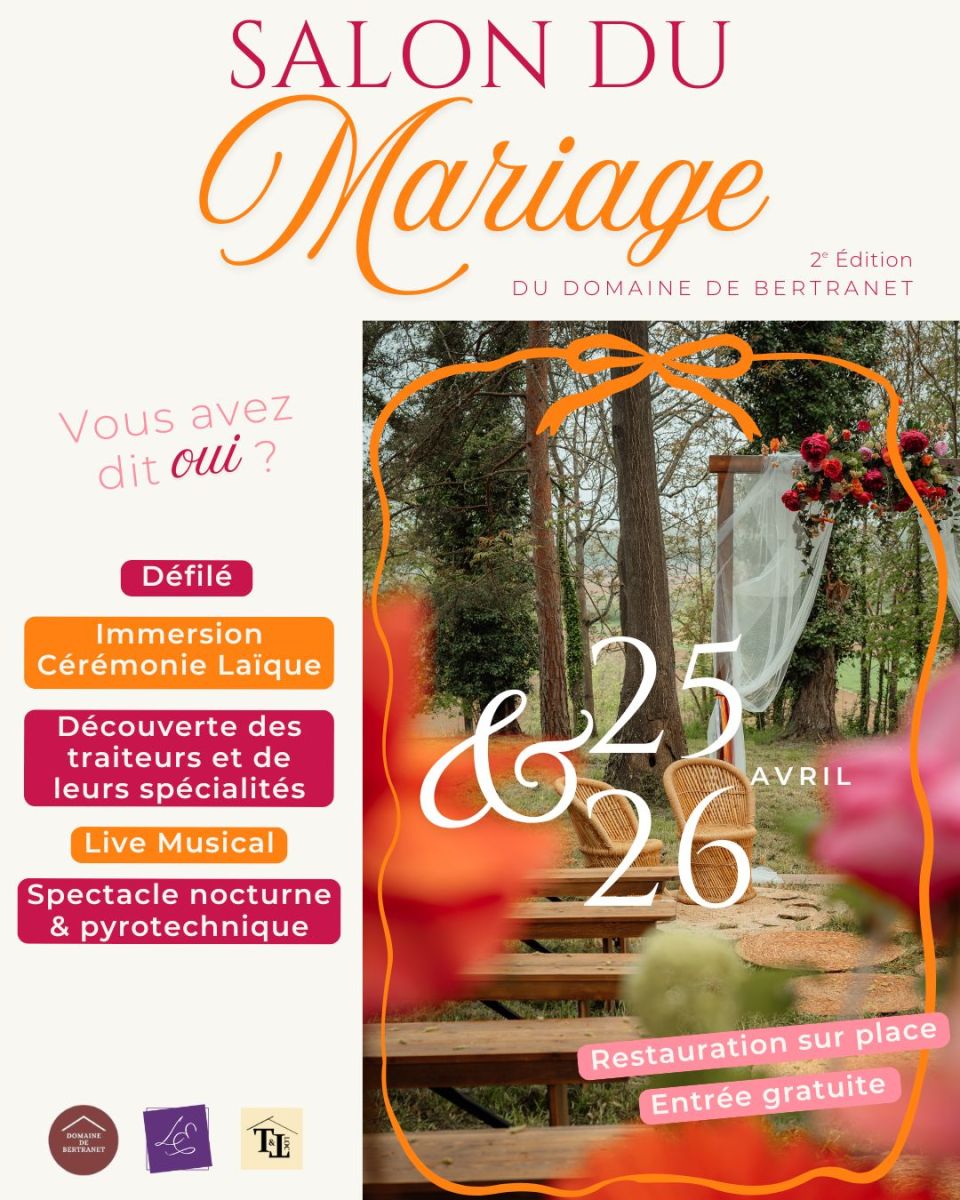Salon du mariage du Domaine de Bertranet