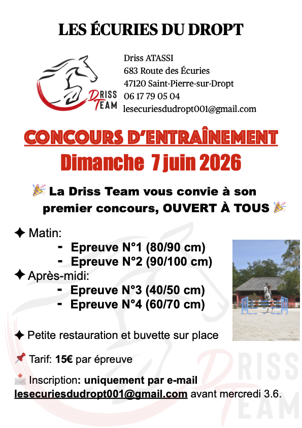 Concours d'entraînement