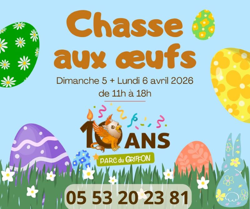 Chasse aux Oeufs au Parc du Griffon