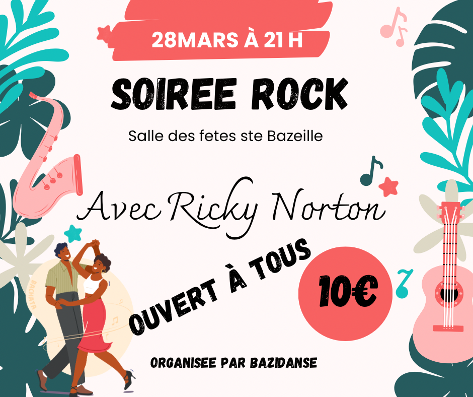 Soirée Rock avec Nicky Norton