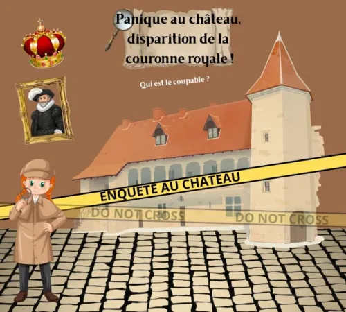 Panique au château, disparition de la couronne royale !