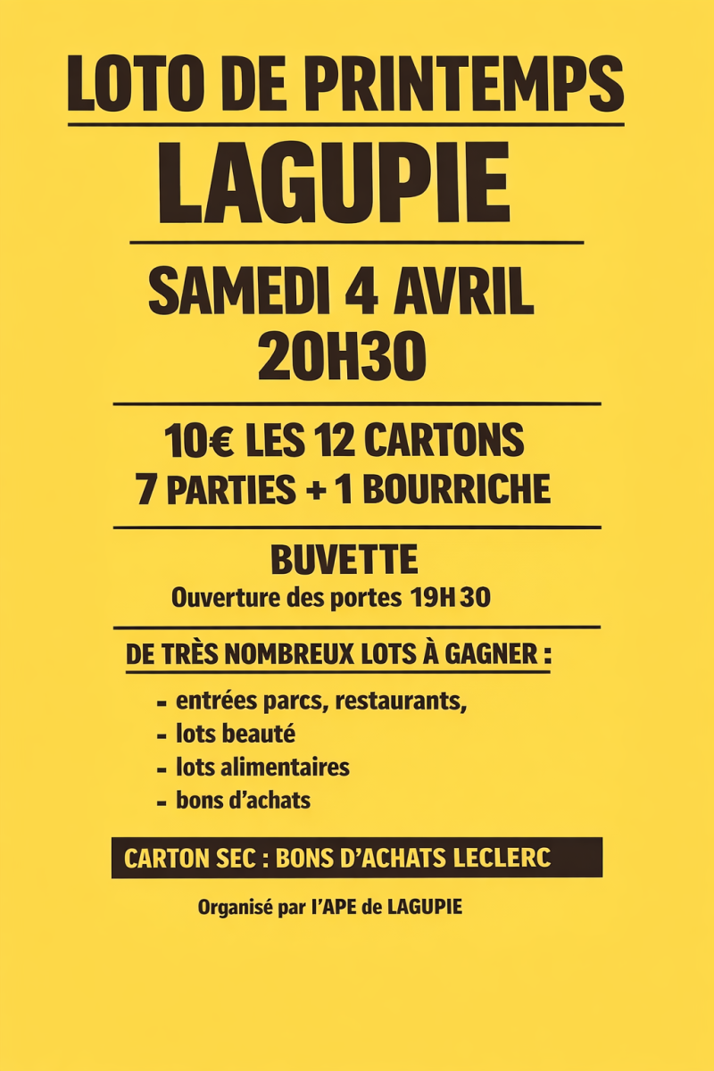 Loto de Printemps