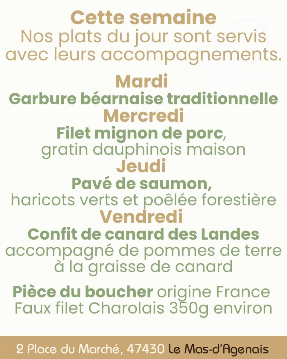 Le rendez-vous gourmand du midi chez Ô Bistro  ...