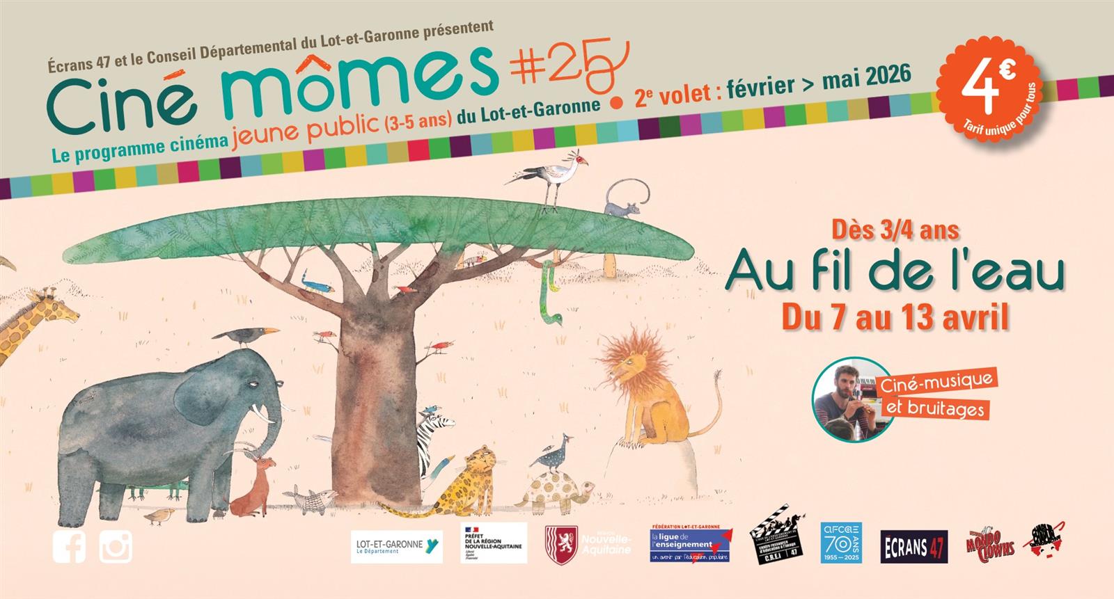 Ciné Mômes, musique et bruitage