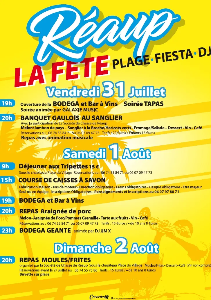 Réaup en fêtes - Crédit: Comité des fêtes de Réaup | CC BY-NC-ND 4.0