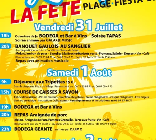 Réaup en fêtes