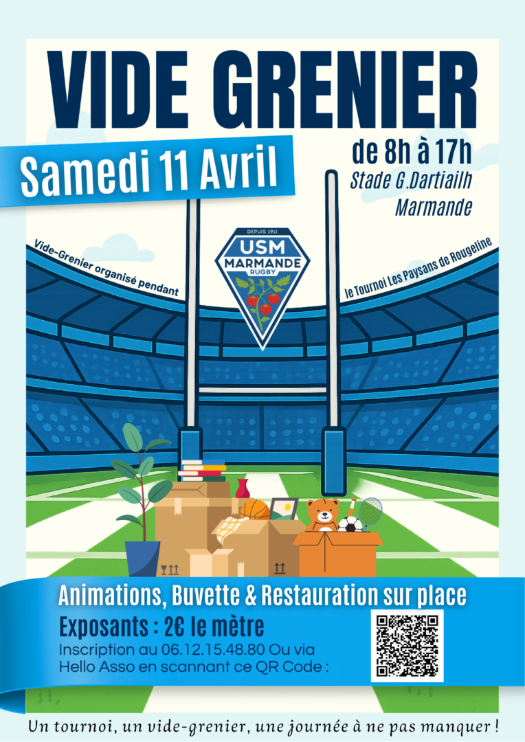 Vide-greniers de l'USM Marmande Rugby