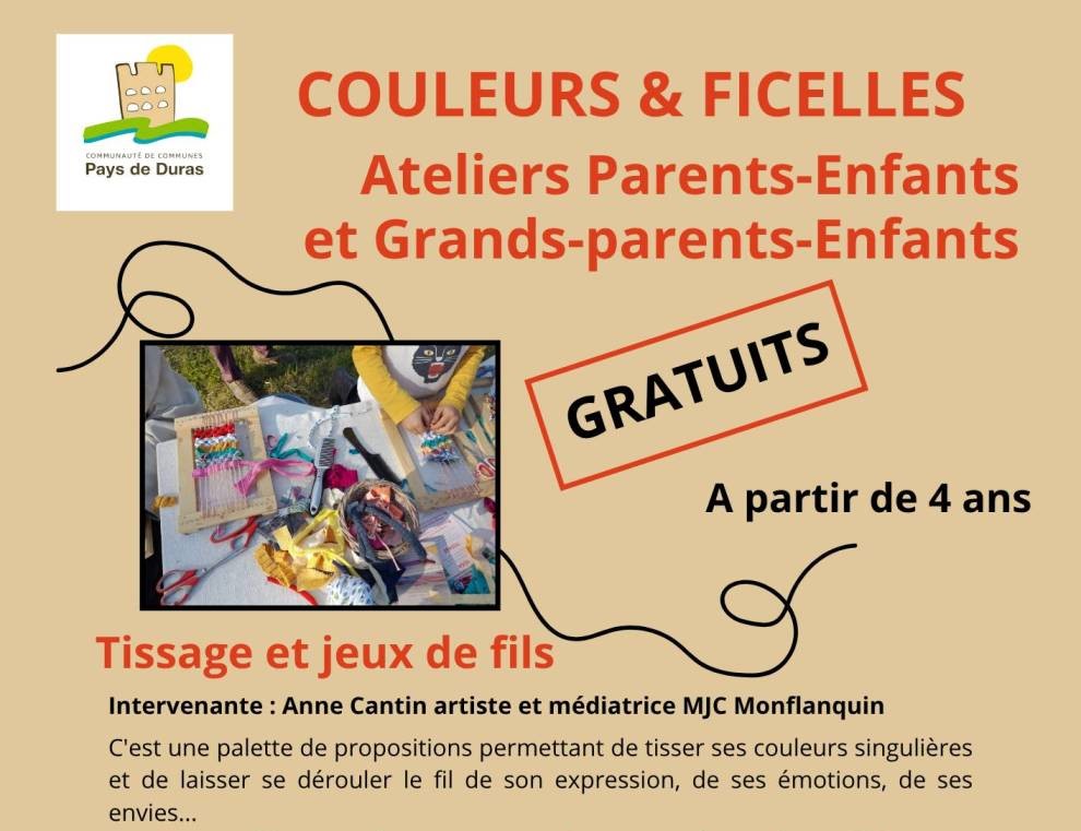 Ateliers Familles Couleurs et Ficelles