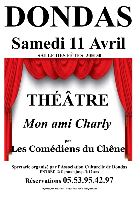 Mon ami Charly par les Comédiens du Chêne