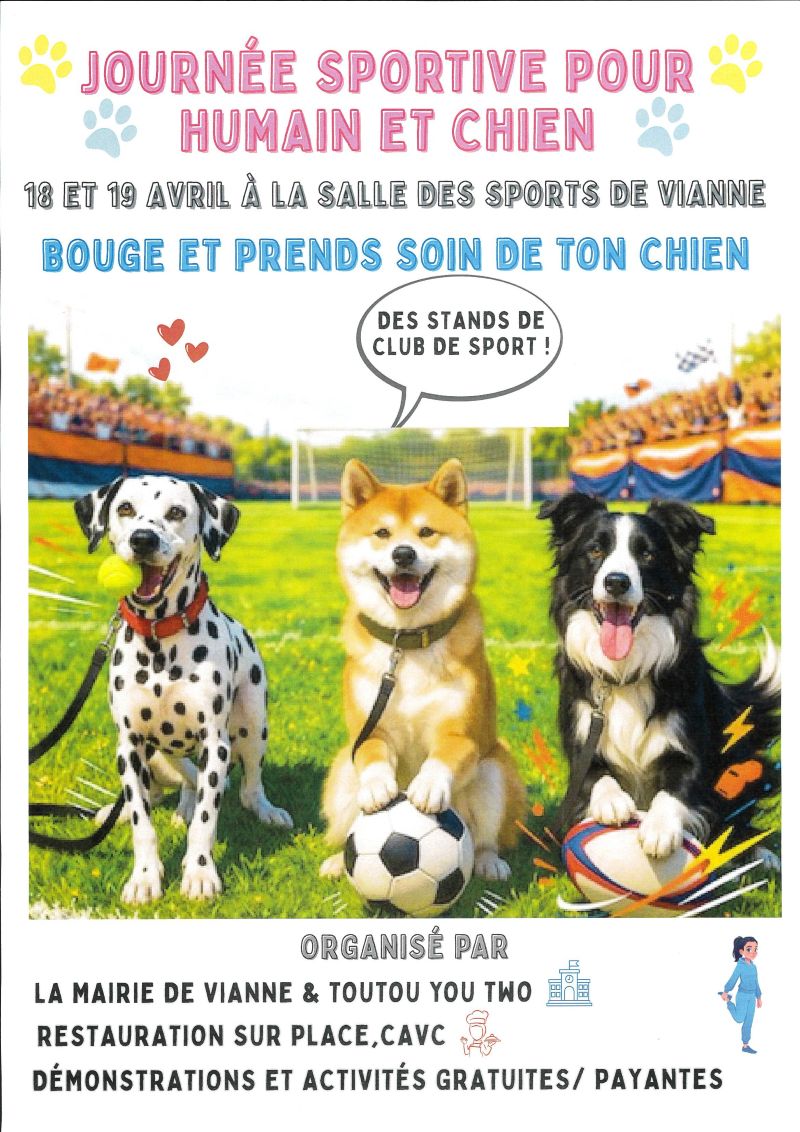 Journée sportive pour chiens et leurs maîtres