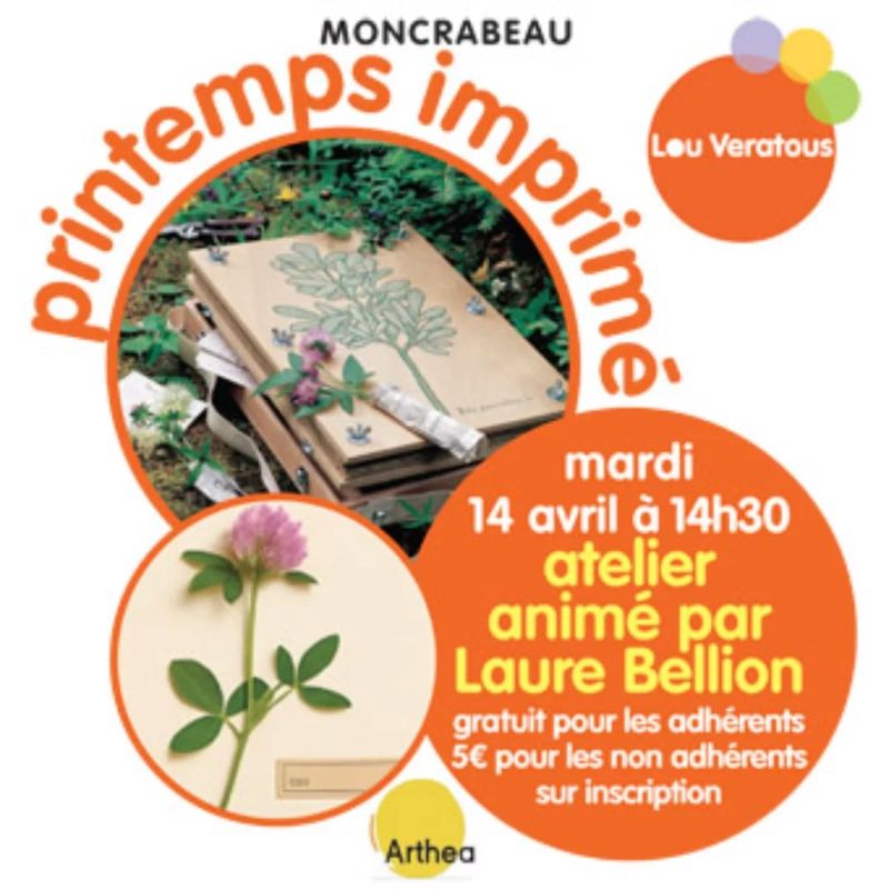 Atelier "printemps imprimé"
