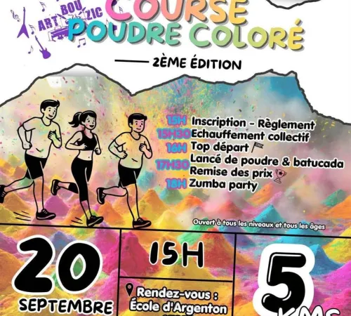 Course poudre colorée 2° édition