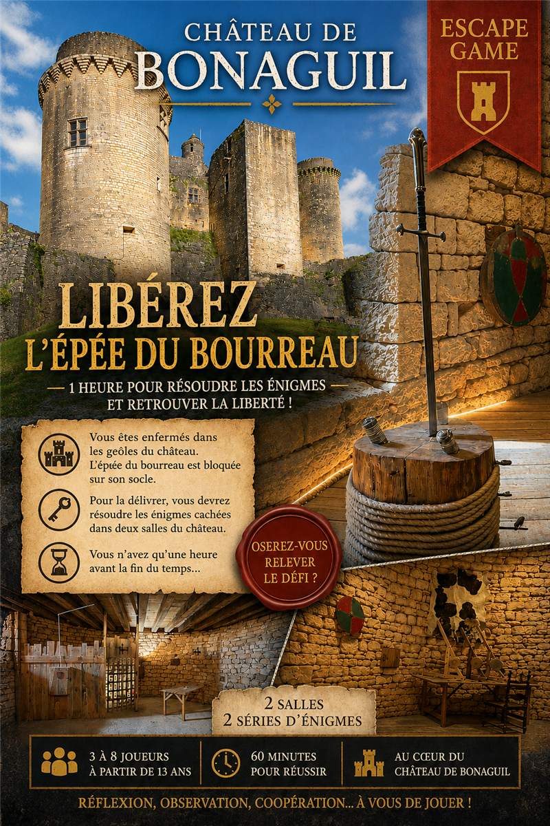 Escape game - Crédit: Château de Bonaguil | CC BY-NC-ND 4.0