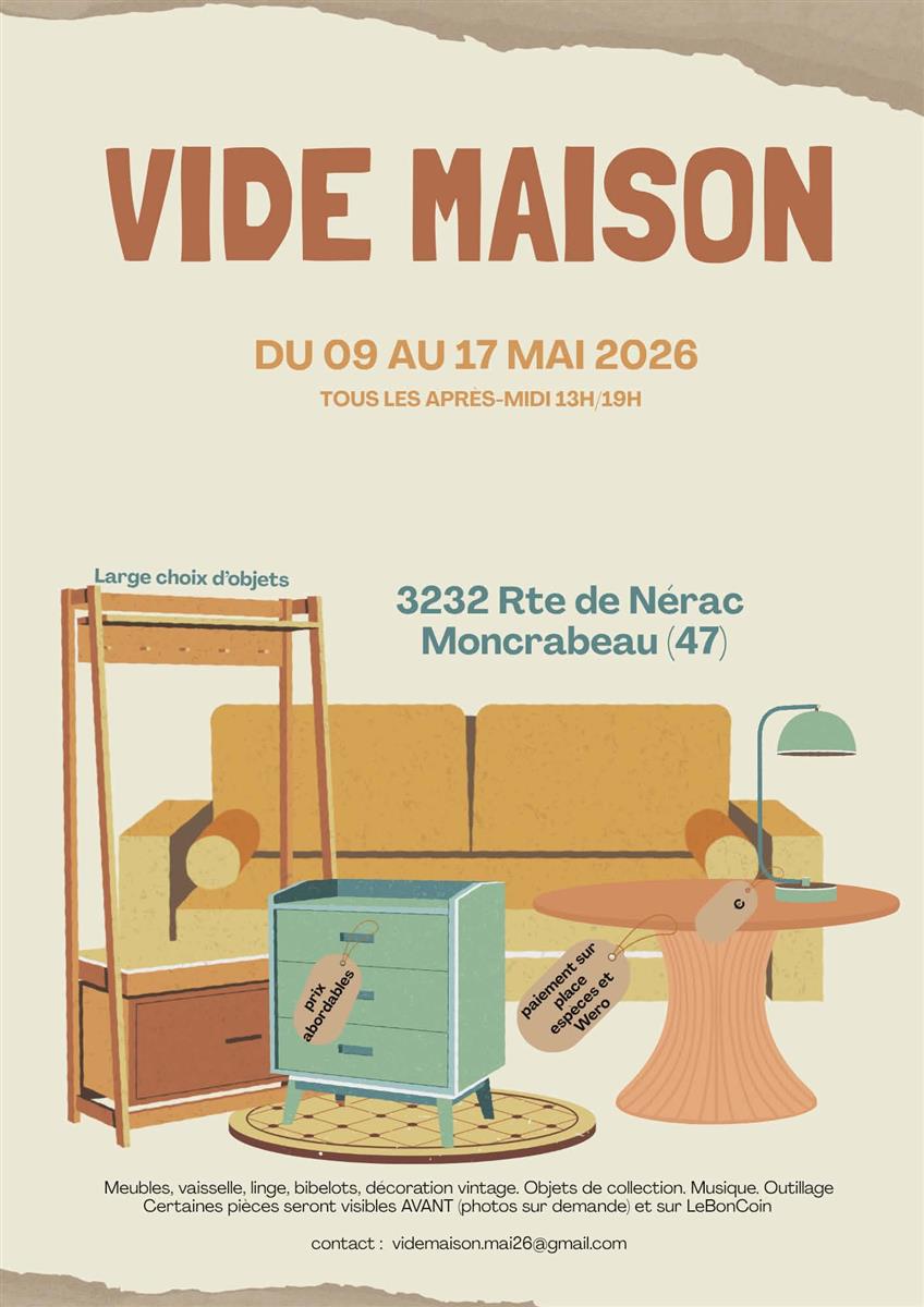Grand vide maison